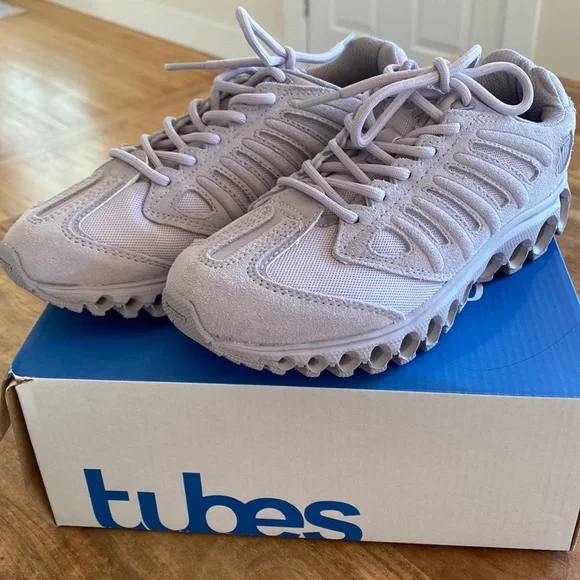 K Swiss womens tubes sneakers in lilac marble - Picture 1 of 9